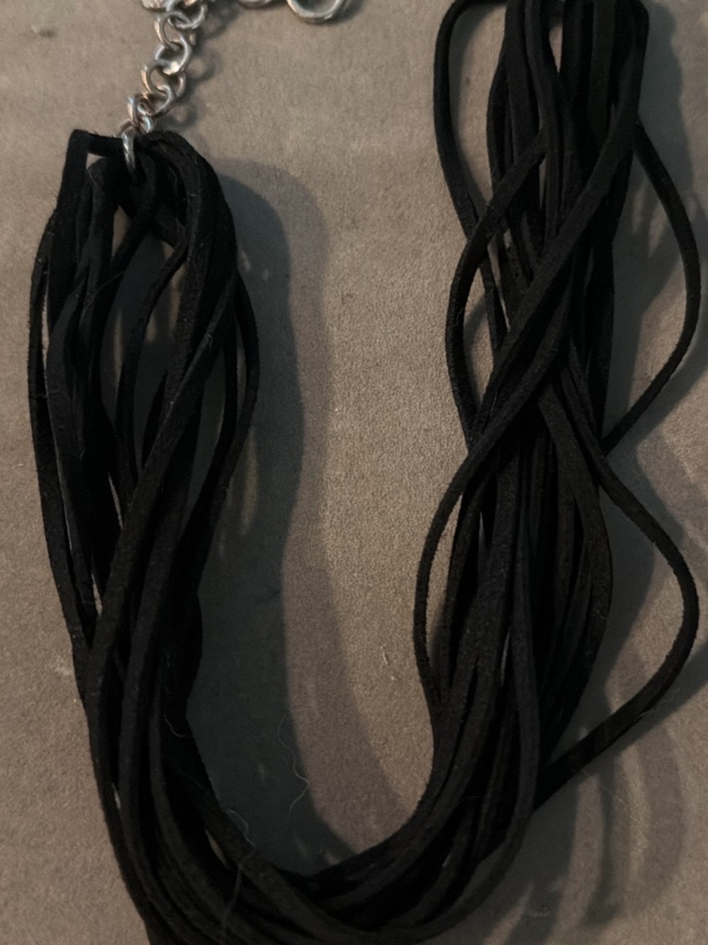 Silpada Multi-Strand Black Suede Necklace - Women Accessories